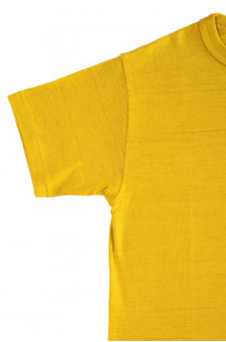 Warehouse Slub Cotton T-Shirt - Mustard w/ Pocket - Image 1