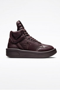 Rick Owens x Converse TURBOWPN - Clay Leather (Burgundy) - Image 0