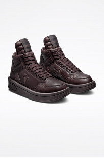 Rick Owens x Converse TURBOWPN - Clay Leather (Burgundy) - Image 3