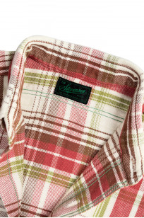 Stevenson Dominator Bleached/Overdyed Flannel - Red - Image 6