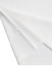 Merz b. Schwanen 2-Thread Heavyweight T-Shirt - Cotton Pique White - 214PK.01 - Image 4