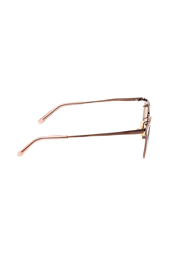 Masahiro Maruyama Titanium Sunglasses - MM-0061 / #4 Bronze/Brown - Image 4