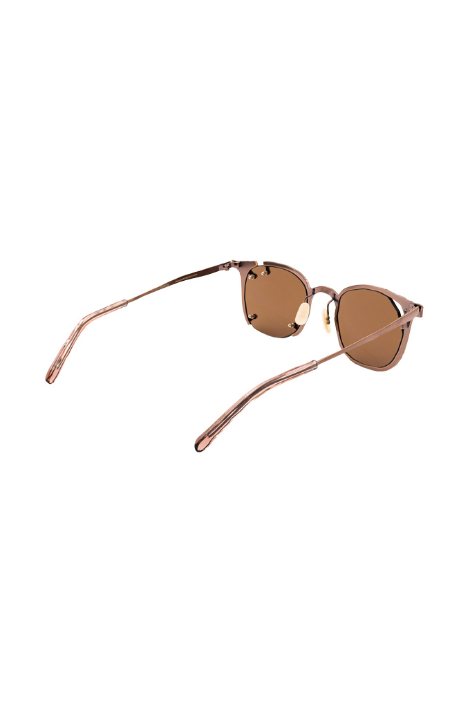 Masahiro Maruyama Titanium Sunglasses - MM-0061 / #4 Bronze/Brown - Image 6
