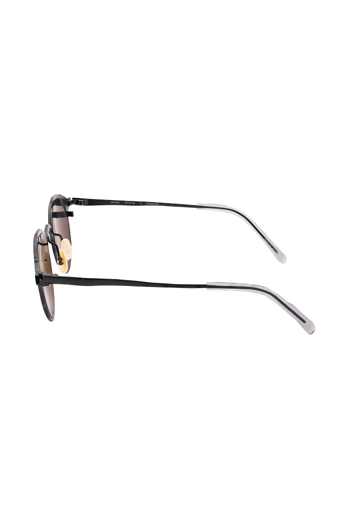 Masahiro Maruyama Titanium Sunglasses - MM-0064 / #3 Bronze/Black - Image 3