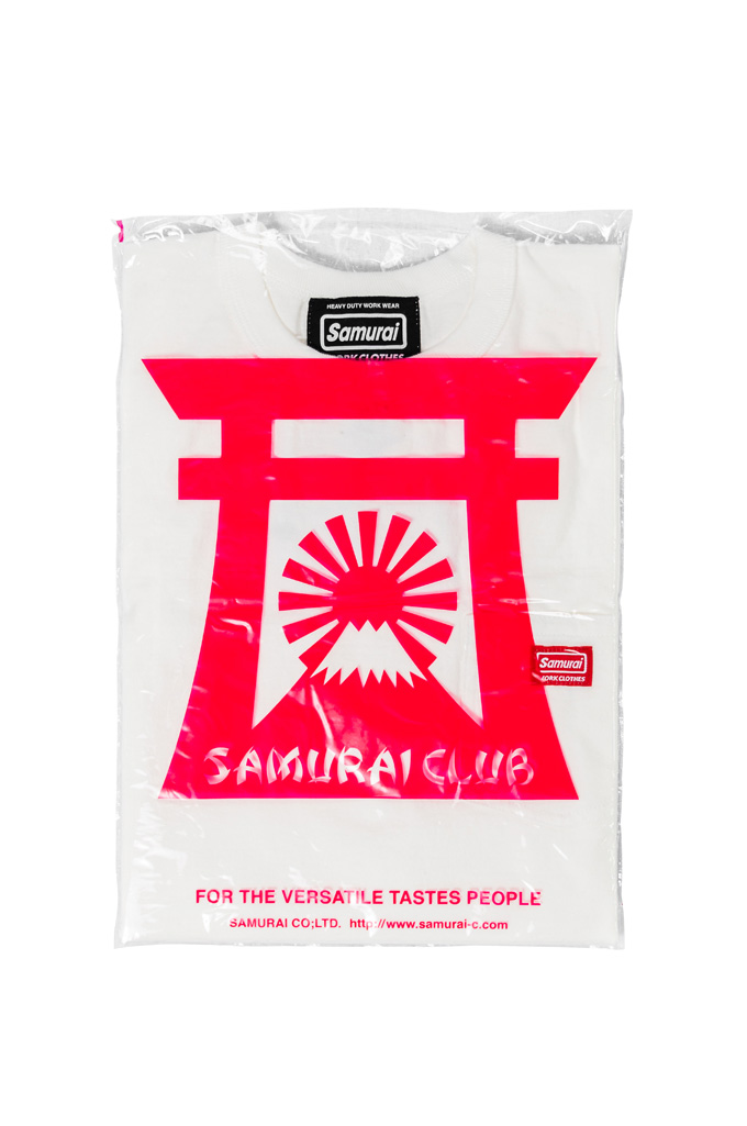 Samurai Heavyweight Series T-Shirt - Logo’d Pocket White - Image 1