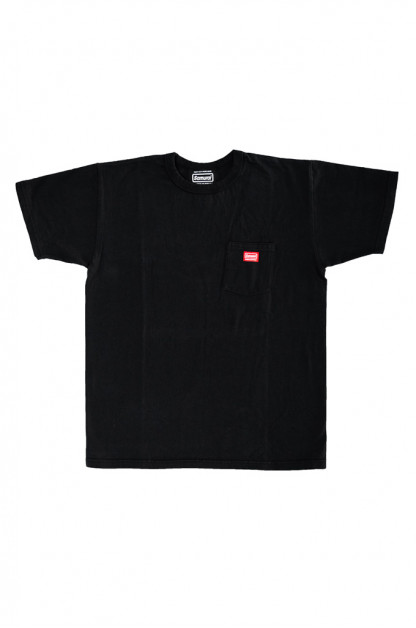 Samurai Heavyweight Series T-Shirt - Logo’d Pocket Black