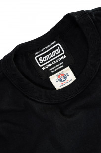 Samurai Heavyweight Series T-Shirt - Logo’d Pocket Black - Image 4