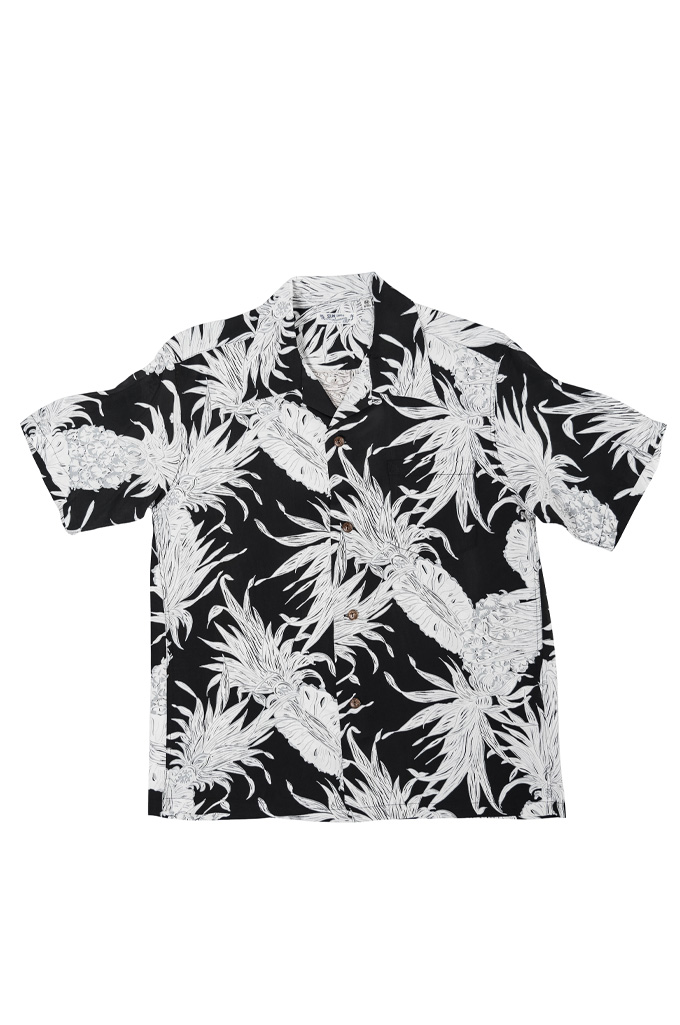 Sun Surf “Piña Colada” Discharge Printed Rayon Shirt - Image 3