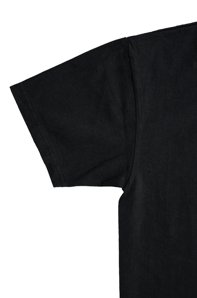 Strike Gold Blank Loopwheeled T-Shirt - Black - Image 3
