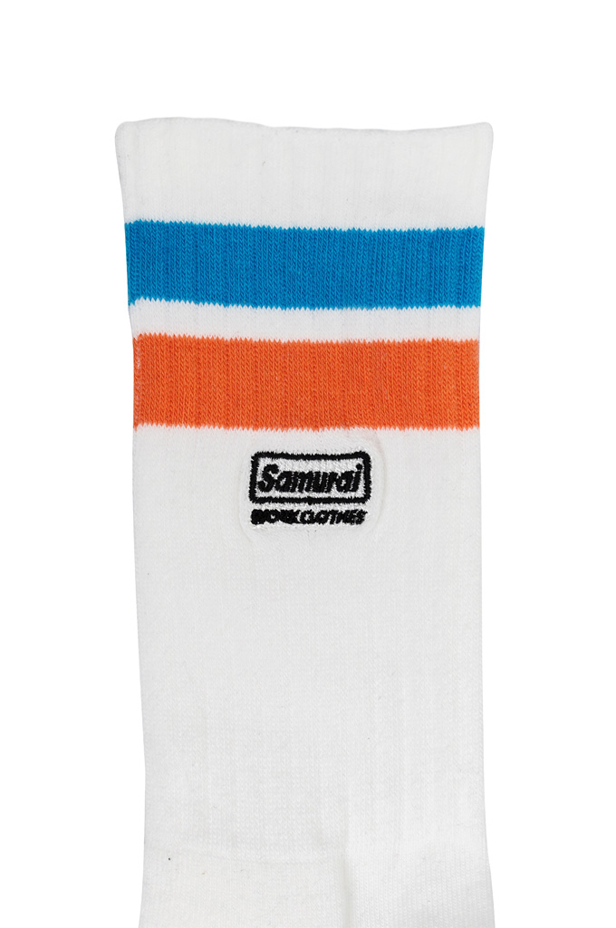 Samurai Striped Athletic Socks - Image 5