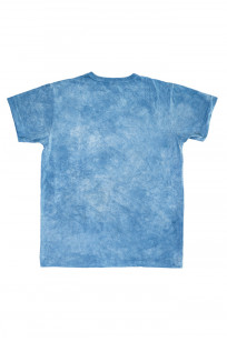 3sixteen Garment Dyed Pocket T-Shirt - Natural Indigo Crumple Dyed - Image 6