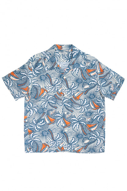 Sun Surf “Palm Breezing Up“ Discharge Printed Shirt