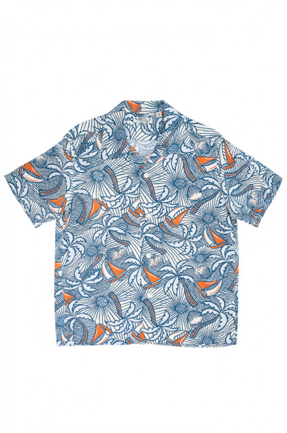 Sun Surf “Palm Breezing Up“ Discharge Printed Shirt