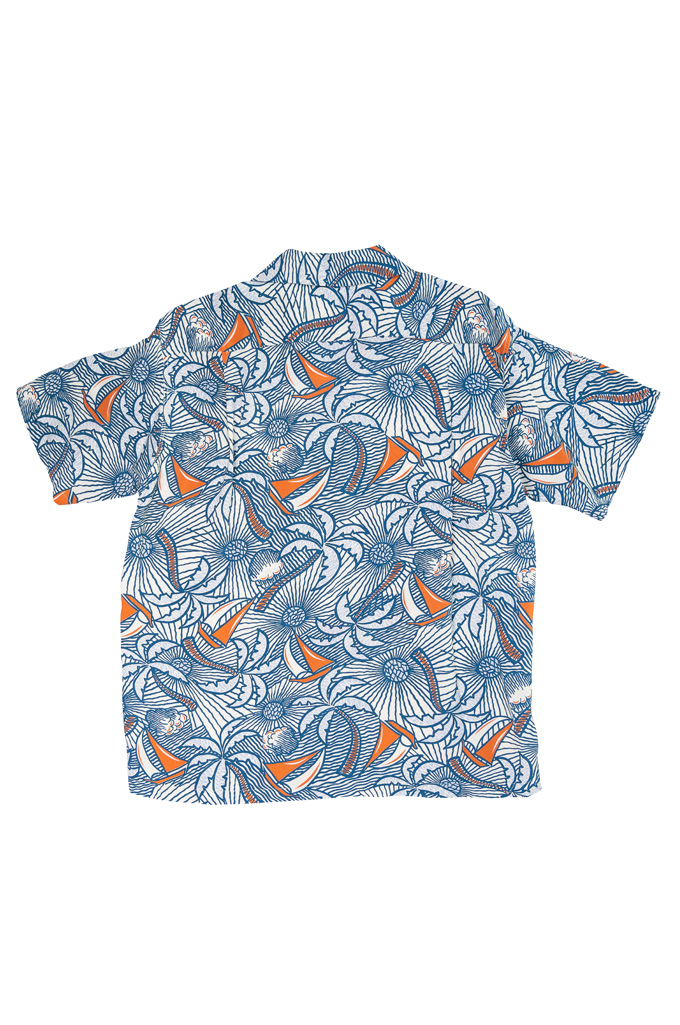 Sun Surf “Palm Breezing Up“ Discharge Printed Shirt - Image 8