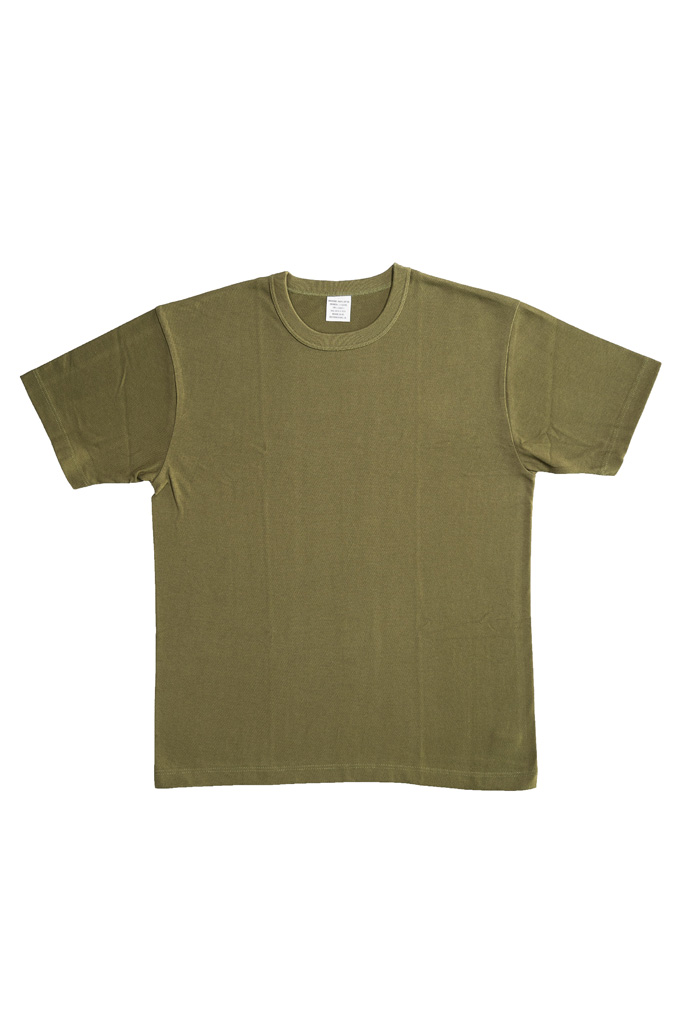 Buzz Rickson Gov. Issue Blank T-Shirt - Olive - Image 1