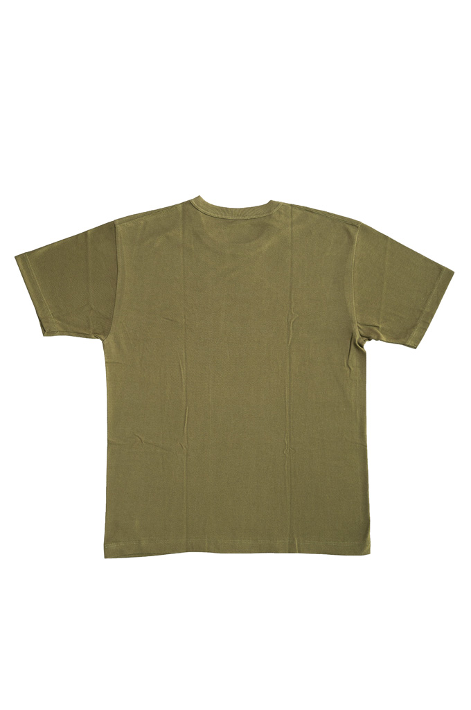 Buzz Rickson Gov. Issue Blank T-Shirt - Olive - Image 6