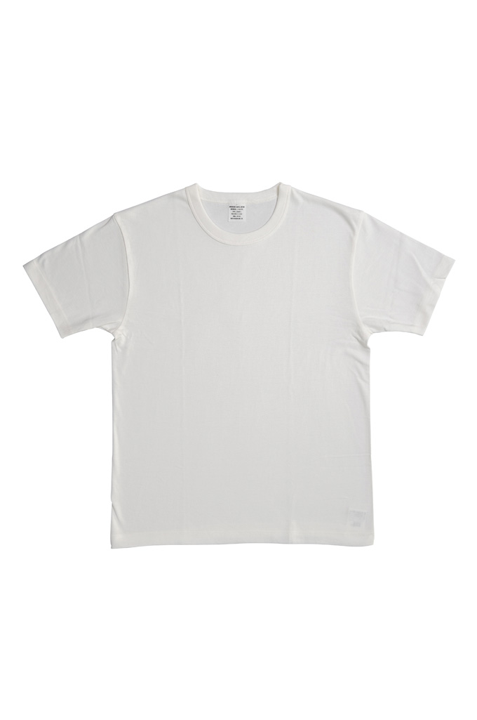 Buzz Rickson Gov. Issue Blank T-Shirt - White