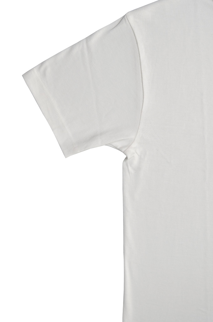 Buzz Rickson Gov. Issue Blank T-Shirt - White - Image 3