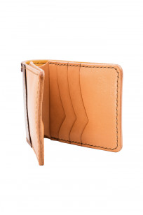 Flat Head Wild Child Leather & Cordovan Wallet - Tan - Image 5