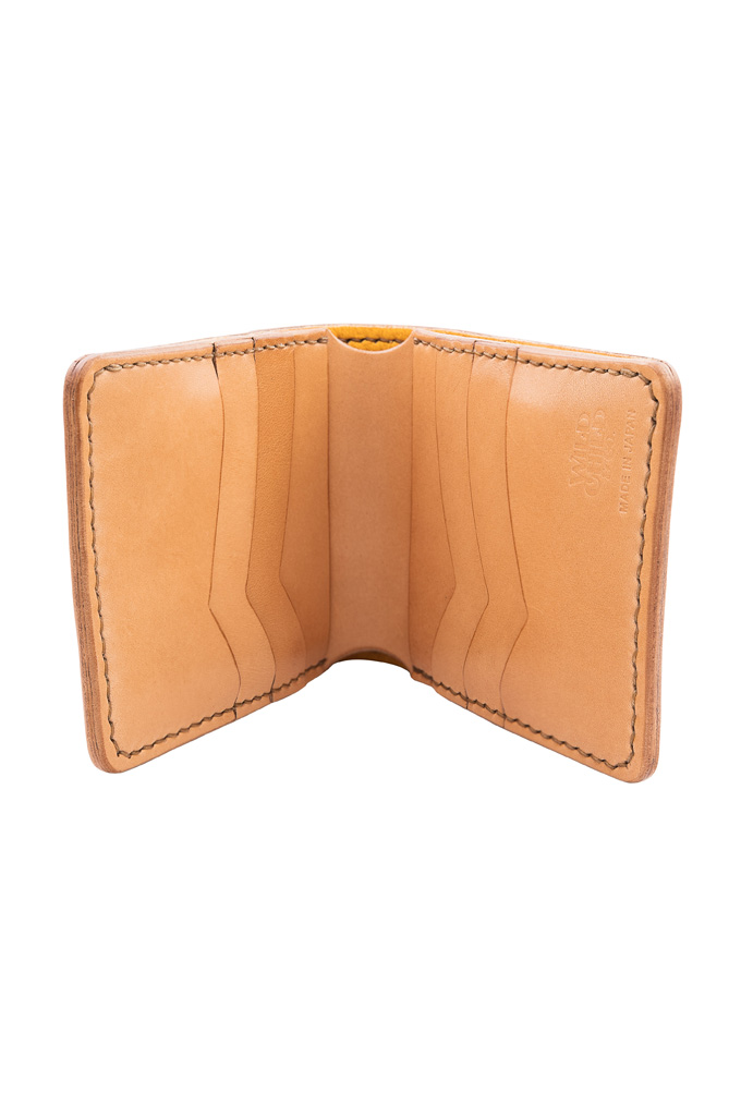 Flat Head Wild Child Leather & Cordovan Wallet - Tan - Image 6