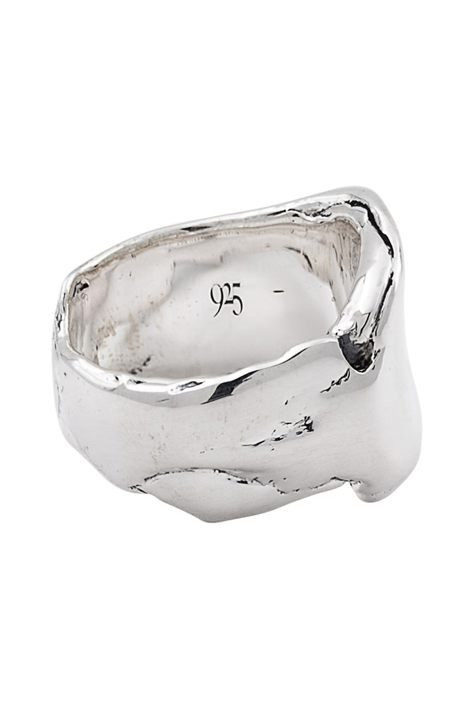 Kei Shigenaga Sterling Silver Ring - Kohaku Medium