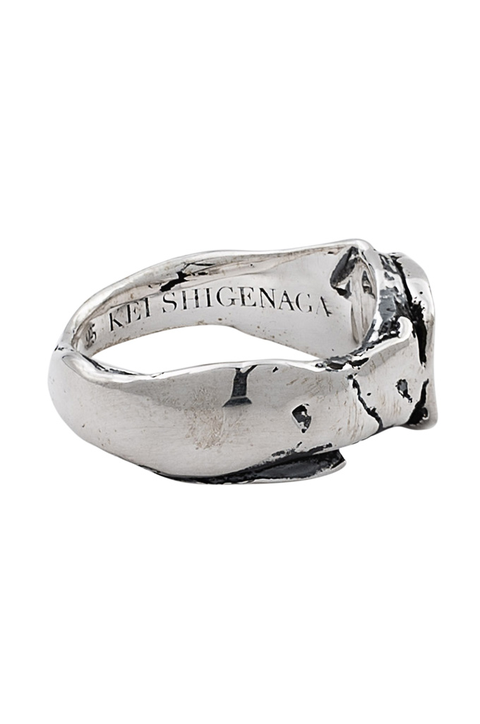 Kei Shigenaga Sterling Silver Ring - Kohaku Small
