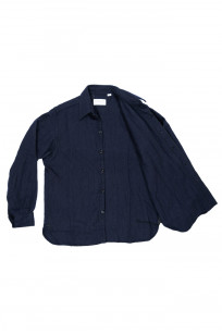 Buzz Rickson Navy Wool Flannel CPO Shirt - Image 10