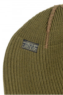Buzz Rickson Wool Watch Cap - Olive - Image 2