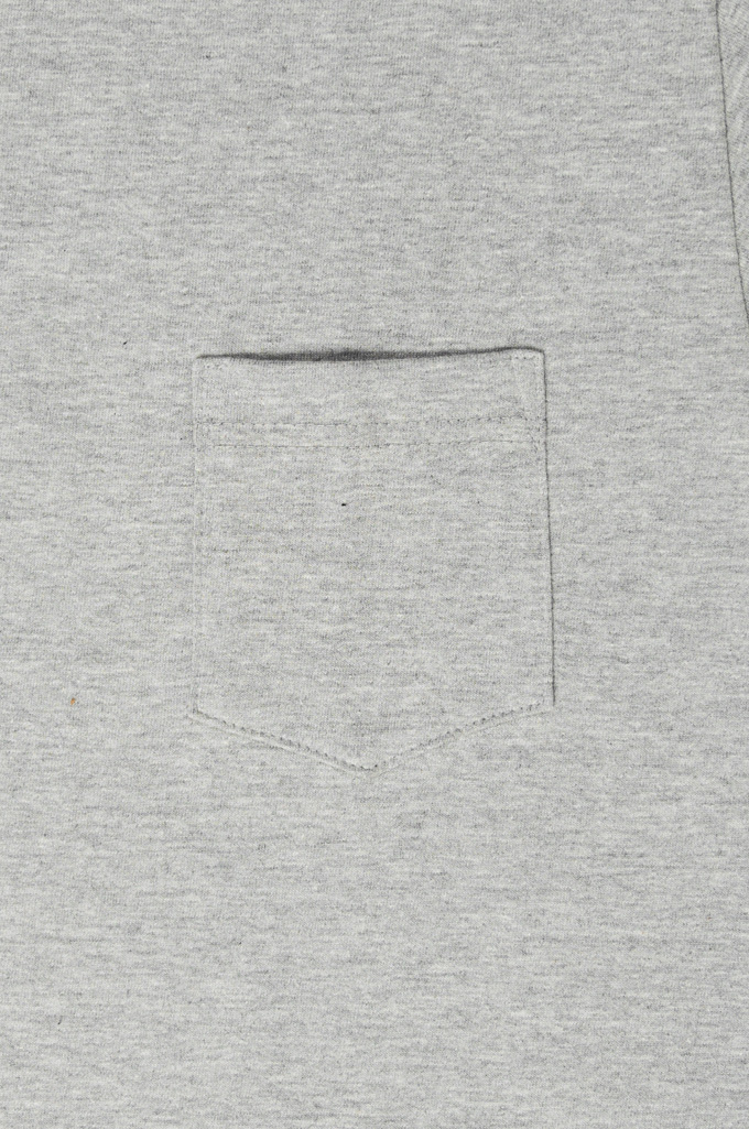 3sixteen Heavyweight T-Shirts / 2-Pack - Gray w/ Pocket Rinsed