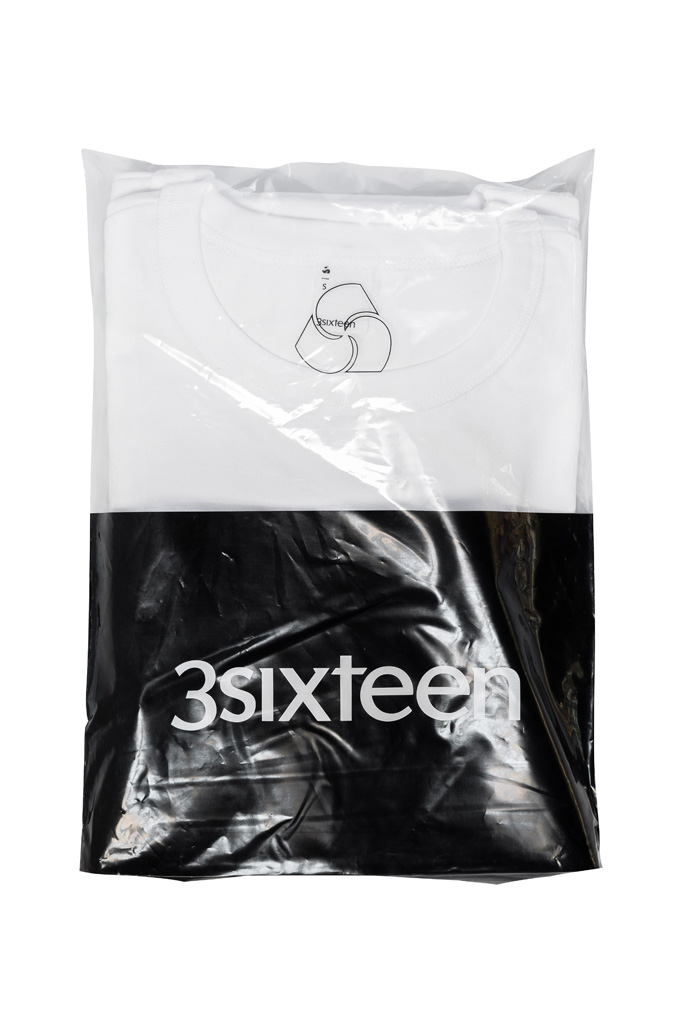 3sixteen Heavyweight T-Shirts / 2-Pack - White Plain Rinsed