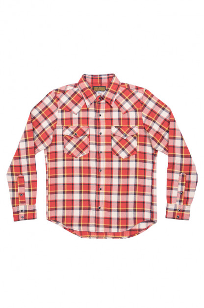 Iron Heart Ultra-Heavy Flannel - IHSH-340-RED - Classic Check Western