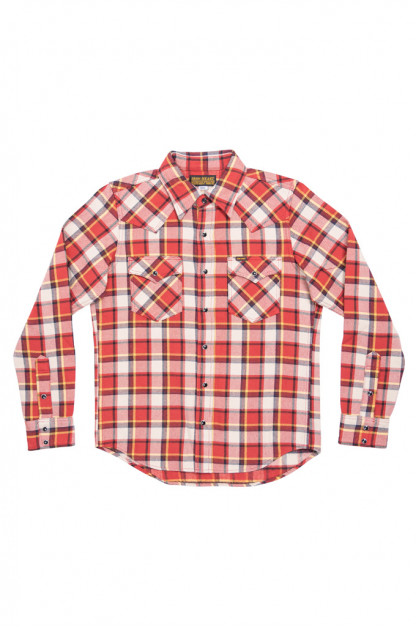 Iron Heart Ultra-Heavy Flannel - IHSH-340-RED - Classic Check Western