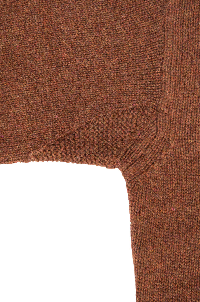 Merz b. Schwanen Merino/Cashmere Crewneck Sweater - Chestnut - LOCC01.15