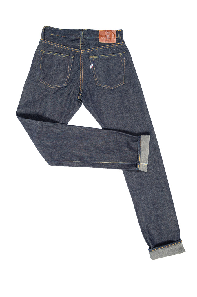 Pure Blue Japan XX-011 13.5oz Left Hand Twill Denim Jeans - Slim Tapered Rinsed