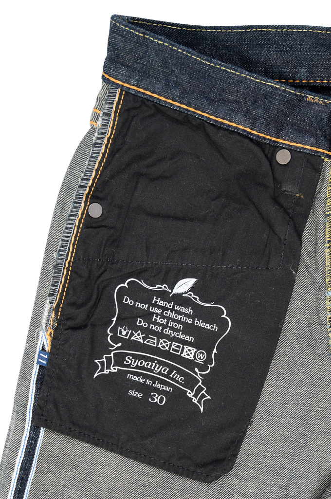 Pure Blue Japan XX-011 13.5oz Left Hand Twill Denim Jeans - Slim Tapered Rinsed