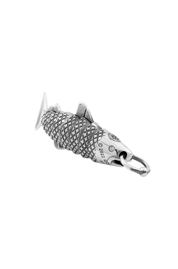 Good Art Jiggly Fish Charm Pendant w/ Diamonds
