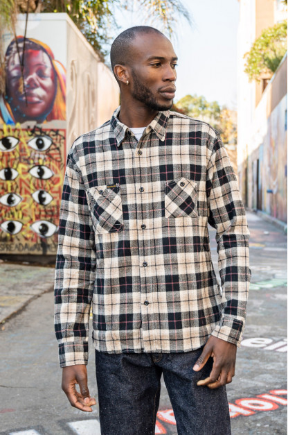 Strike Gold &quot;Deathbed Invalid Tea-Time&quot; Winter Flannel - Black