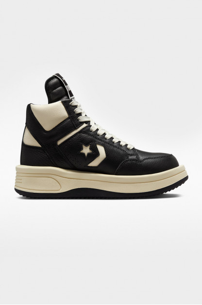 Rick Owens x Converse TURBOWPN - BLACK/NATURAL LEATHER