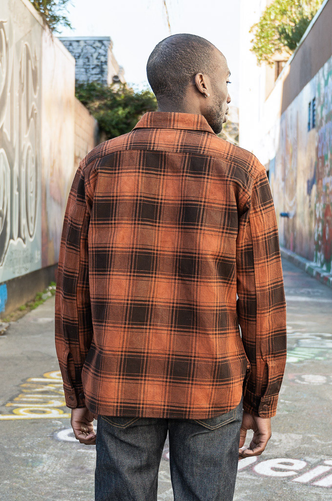 Studio D’Artisan Amami-Dorozome Mud-Dyed Winter Heavy Flannel - Brown