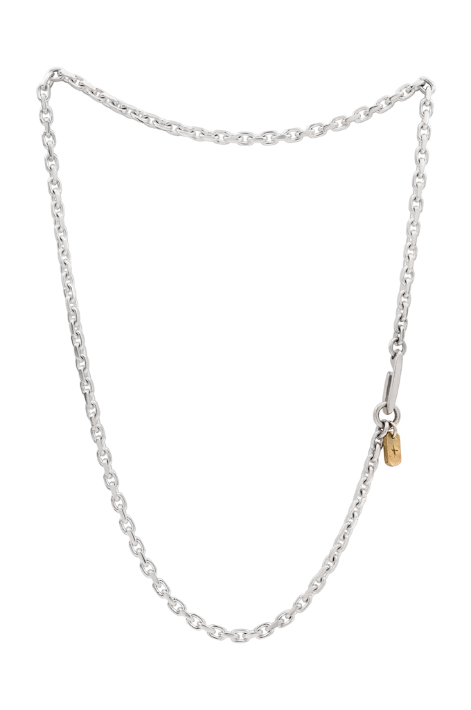 Kei Shigenaga Sterling Silver & 18k Gold Necklace - Gen Chain