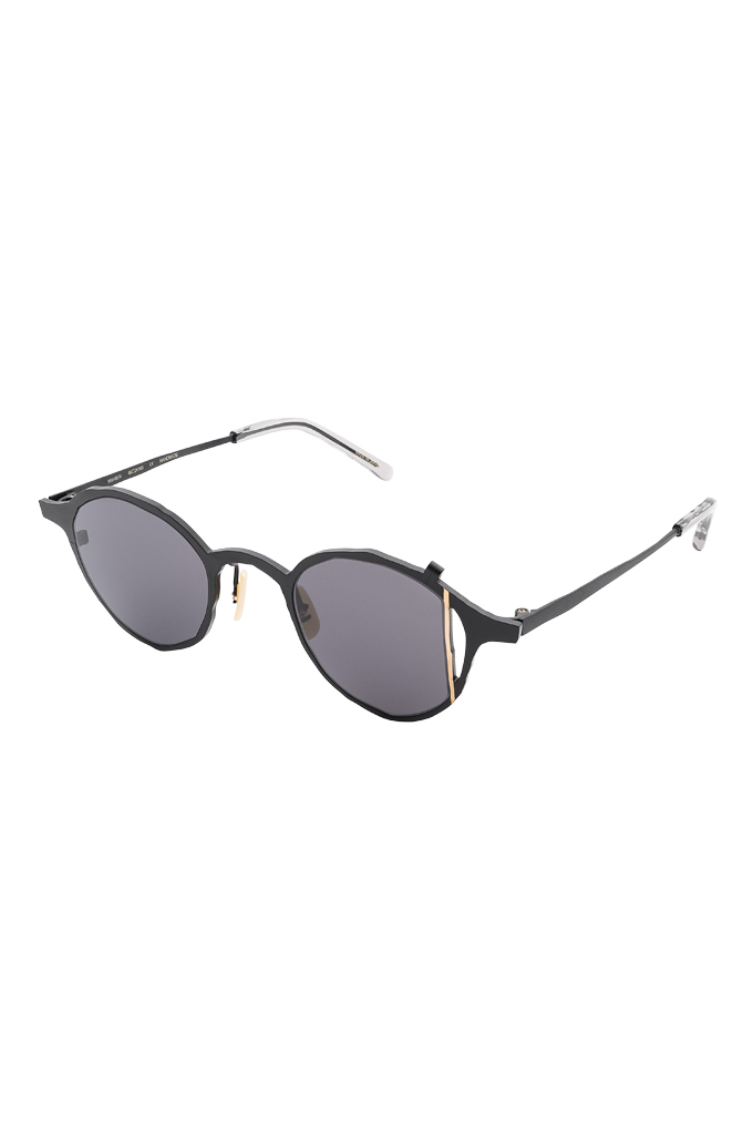 Masahiro Maruyama Titanium Sunglasses - MM-0074 / #1 Black/Gold