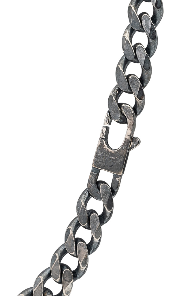 Eskhaton Heavy Eroded Curb Chain Necklace