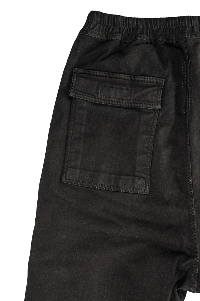 Rick Owens DRKSHDW Bela Shorts - Blackety Black Denim - Image 11