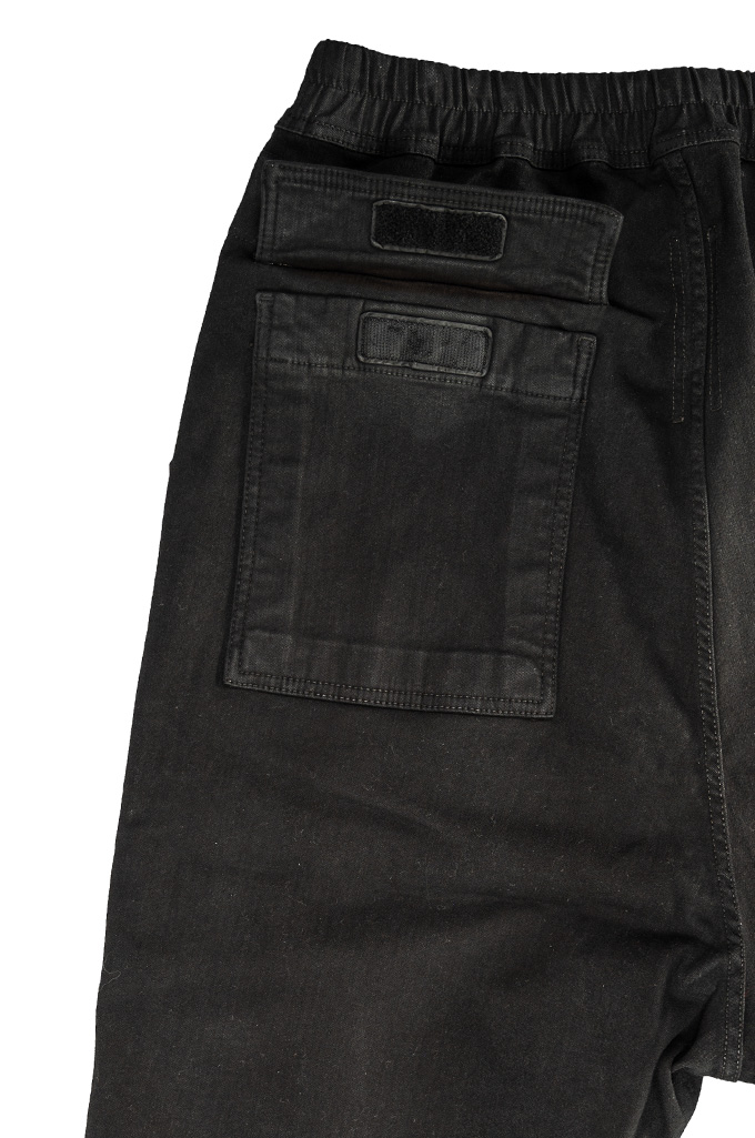 Rick Owens DRKSHDW Bela Shorts - Blackety Black Denim - Image 12