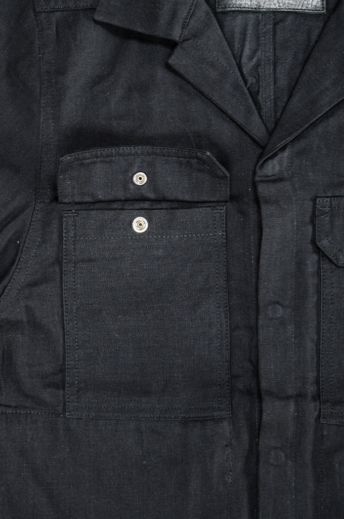 Rick Owens DRKSHDW Magnum Shirt - Made in Japan Black/Black Denim - Image 8