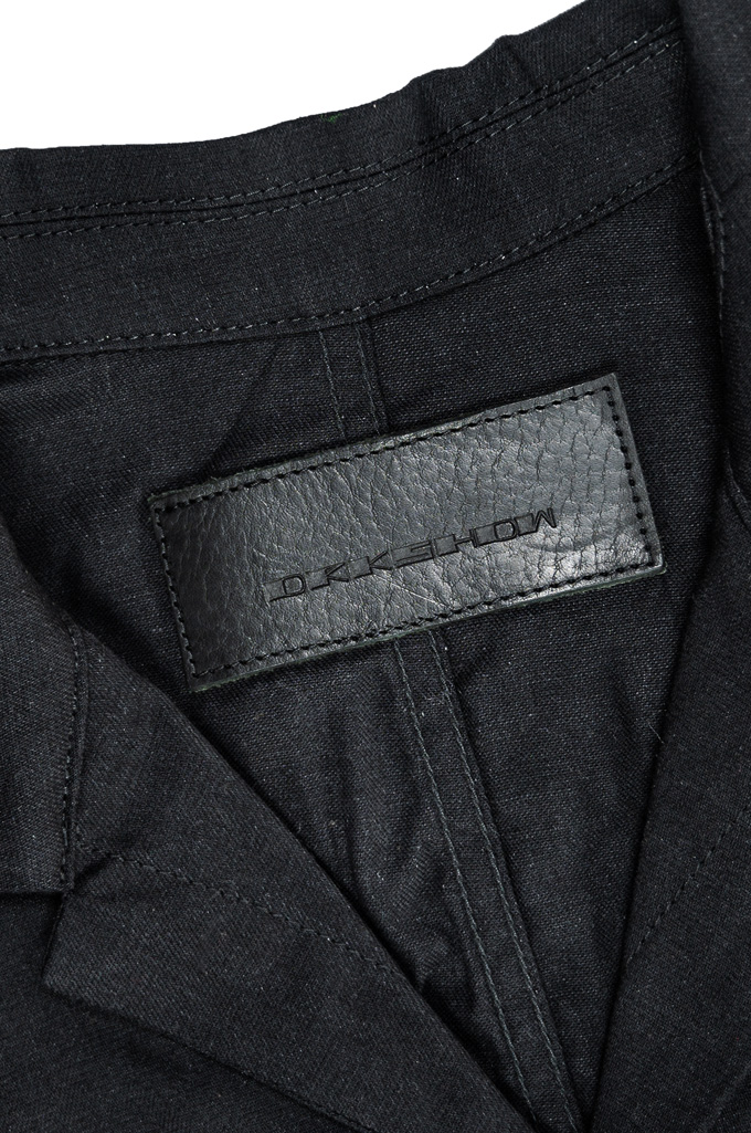 Rick Owens DRKSHDW Magnum Shirt - Made in Japan Black/Black Denim - Image 11