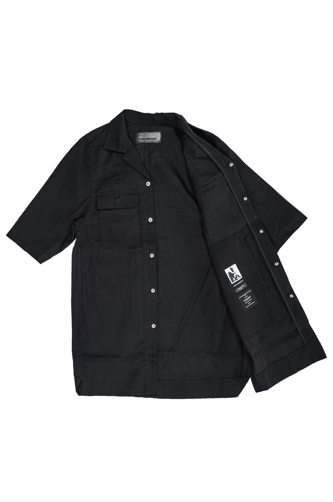 Rick Owens DRKSHDW Magnum Shirt - Made in Japan Black/Black Denim - Image 12