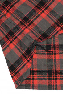 Rick Owens DRKSHDW Outershirt - Made in Japan Heavy Red Flannel - Image 9