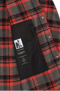 Rick Owens DRKSHDW Outershirt - Made in Japan Heavy Red Flannel - Image 13