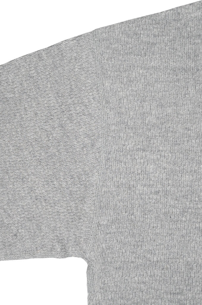 Warehouse Four Needle Waffle-Knit Thermal - Gray